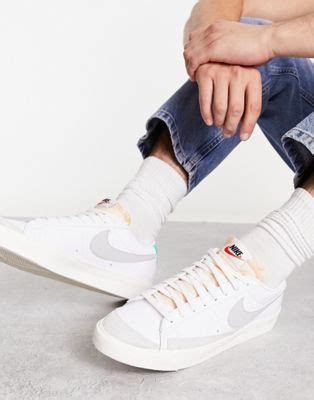 nike blazer bianche e grigie|zalando nike blazer.